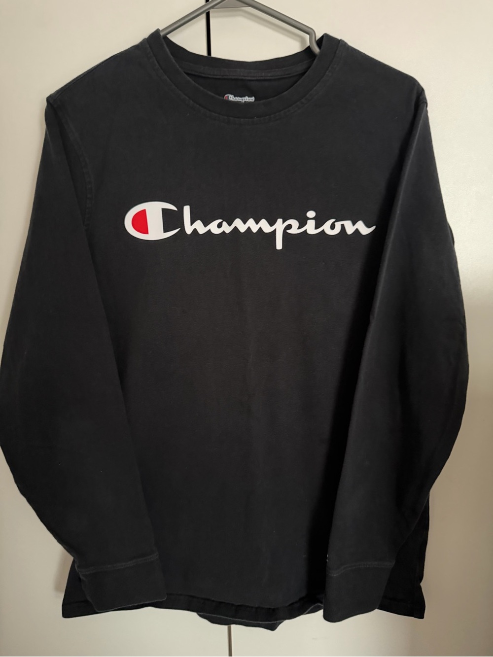 Champion Black Longsleeve Shirt